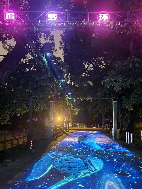 雷色光電打造《夢(mèng)境光語(yǔ)》夜場(chǎng)燈光秀震撼來(lái)襲！(圖3)