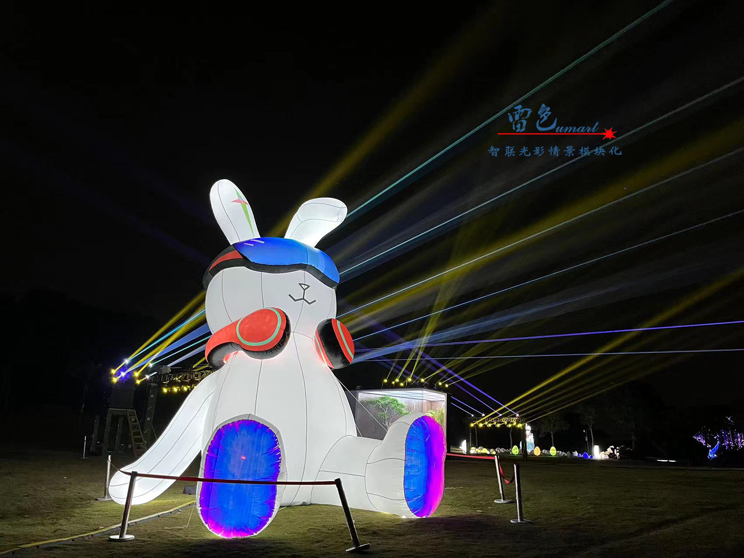 雷色光電打造《夢(mèng)境光語(yǔ)》夜場(chǎng)燈光秀震撼來(lái)襲！(圖30)