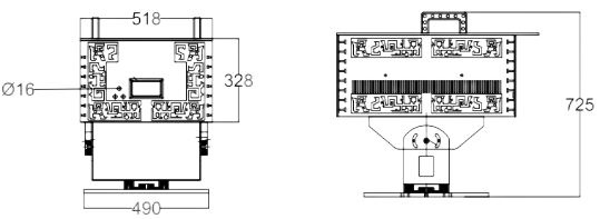 100W彩色動漫激光投影燈 LS-D-RGB100(圖1)